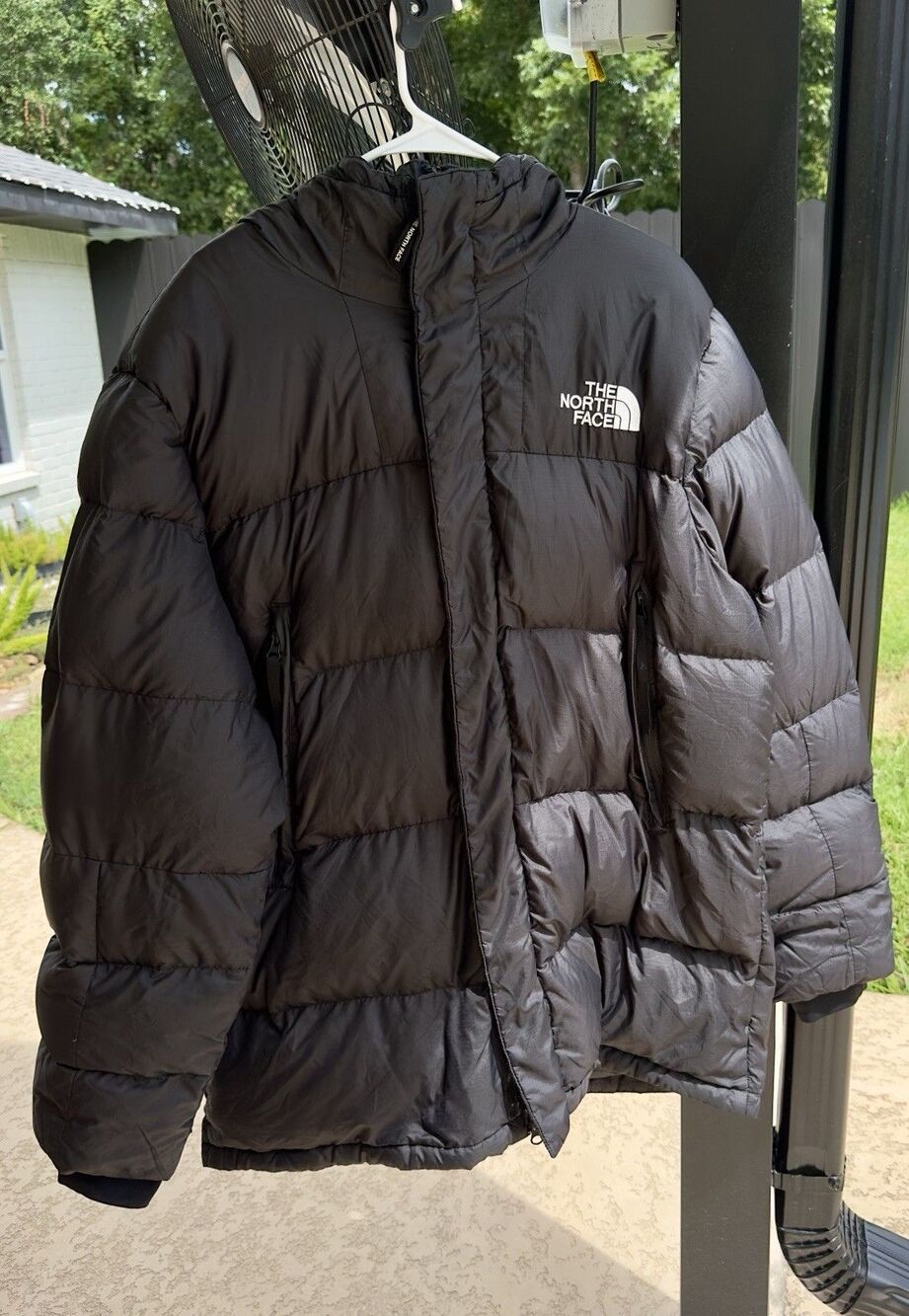 The North Face Deptford 550 Down Puffer Jacket Men’s XL Black Hooded NF0A3MJL